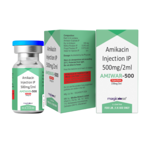 AMIWAR-500 Injection | Amikacin 500 mg Antibiotic