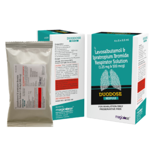 DUODOSE Respules | Ipratropium 500 mcg + Levosalbutamol 1.25 mg