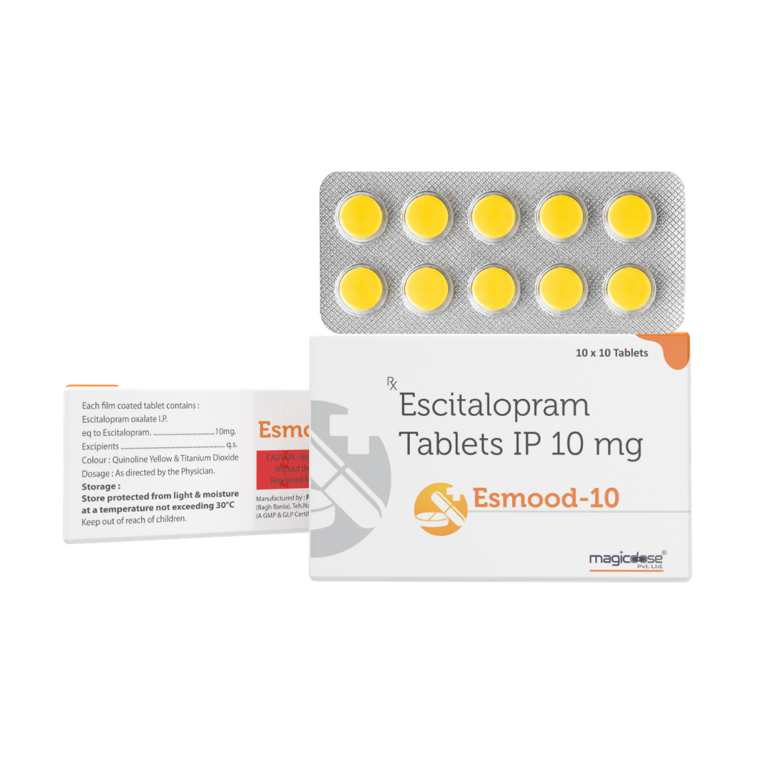 Esmood-10 Tablet | Escitalopram 10mg Tablets