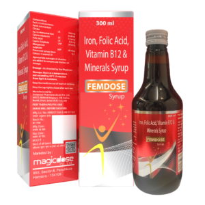FEMDOSE Syrup | Iron, Folic Acid, Vitamin B12 & Minerals