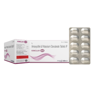 KINCLAV 625 Tablet | Amoxicillin 500 mg + Clavulanate 125 mg