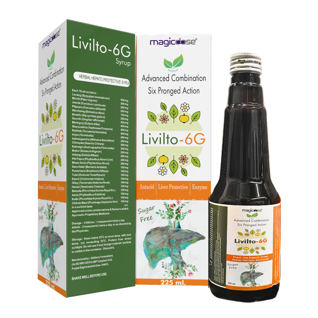 LIVILTO-DS Syrup | Ayurvedic Polyherbal Liver Support Formula