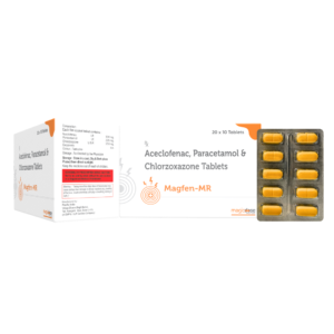 MAGFEN-MR TAB | Aceclofenac & Chlorzoxazone Tablets
