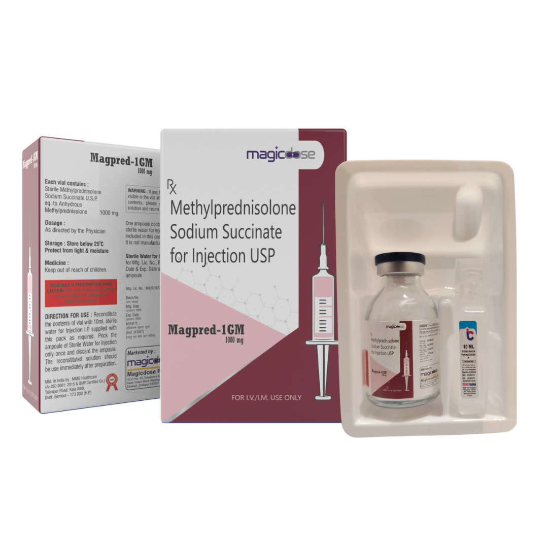 MAGPRED-1G Injection | Methylprednisolone 1000 mg