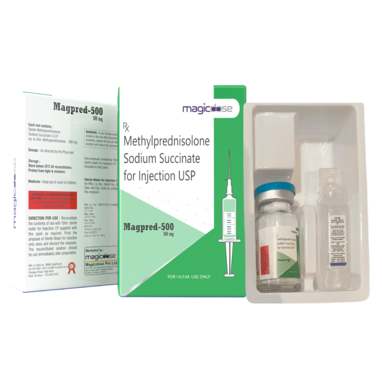 MAGPRED-500 MG Injection | Methylprednisolone 500 mg