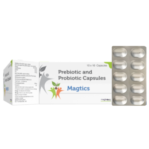 MAGTICS Capsule | Prebiotics & Probiotics for Gut Health