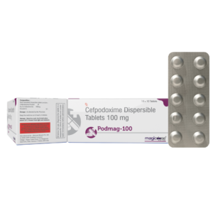 PODMAG-100 Tablet | Cefpodoxime 100 mg Dispersible Tablet