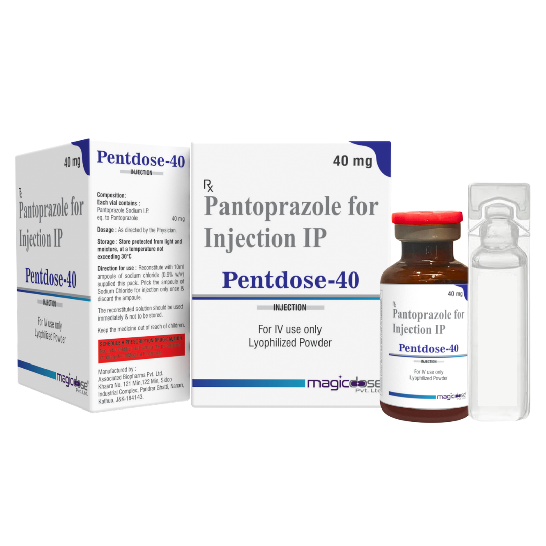PENTDOSE-40 Injection | Pantoprazole 40 mg Injection