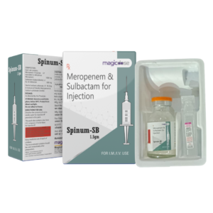 SPINUM S.B 1.5 GM Injection | Meropenem 1000 mg + Sulbactam 500 mg