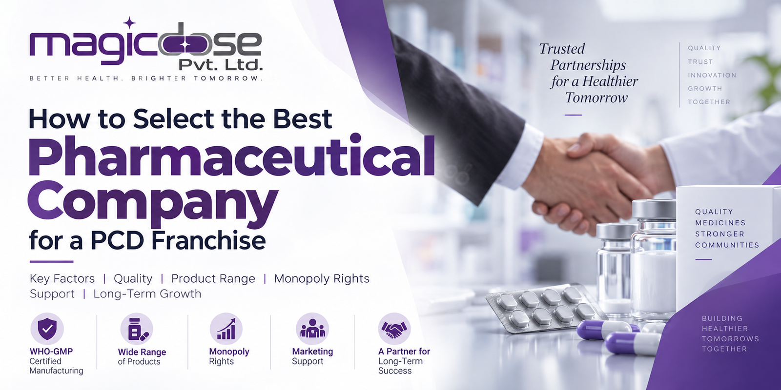 Best PCD pharma franchise company in India - MagicDose Pvt. Ltd.